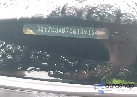 2012 Hyundai Santa Fe Gls from USA, damaged, VIN 5XYZG3AB7CG109154